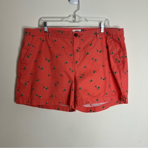 Old Navy Pants - Old Navy Mid-Rise Printed Everyday Khaki Shorts 16